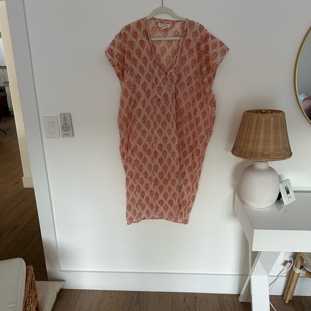 Emerson Fry Francina Block Print Caftan - Picture 3 of 5